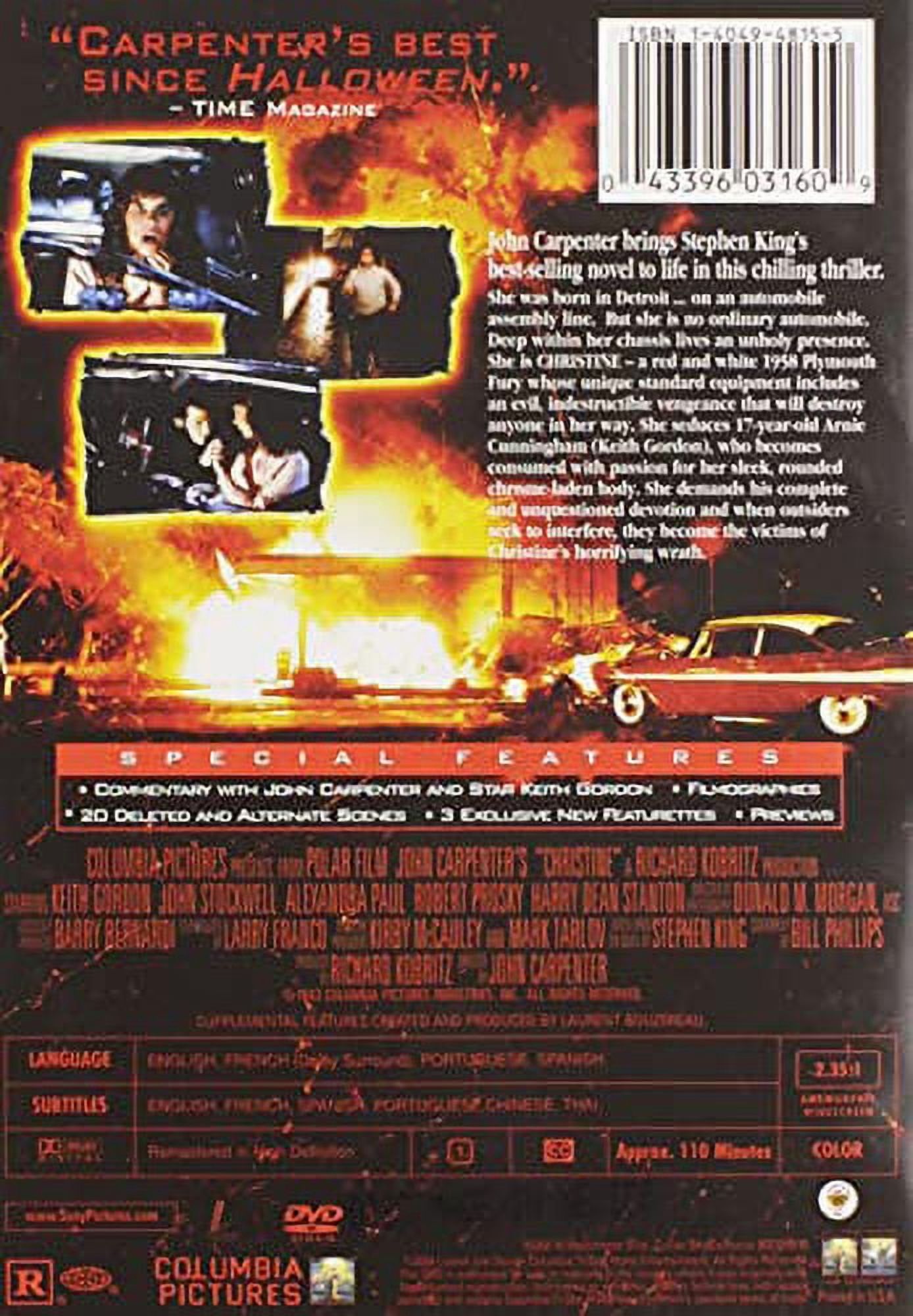Sony Pictures Entertainment, DVD, Christine (DVD), Horror