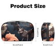 thumbnail image 5 of Bats Travel Organizer, Cable Organizer, Charging Cord Organizer, Charger Storage Organizer - Waterproof Oxford Cloth Electronic Digital Product Storage Case, 5.9x9.44x3.14 in., 5 of 6