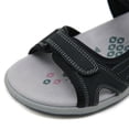 thumbnail image 3 of Sandalias Planas Retales para Mujer Cómodas Y Viajar, 3 of 9