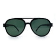 thumbnail image 5 of Polarized Mens Metal Flex Hinge Round Fashion Racer Plastic Sunglasses Black - Green, 5 of 8