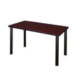 thumbnail image 1 of Regency Kee 48 by 24-Inch Training Table, Mahogany/Black, 1 of 3