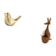 thumbnail image 5 of Figura de pájaro, figura de pájaro dorada, estatua de animal, escultura de madera de zoológico, resina, material de madera, líneas suaves, adecuada pa, 5 of 8