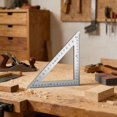 thumbnail image 3 of Lynono Triangular Ruler Protractor Woodworking Ruler for Carpentry and Construction, 3 of 15