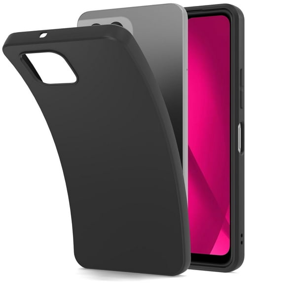 CoverON For Tmobile T-Mobile Revvl 7 5G Case, Flexible Slim Lightweight TPU Minimal Phone Cover, Black