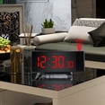 thumbnail image 3 of Reloj despertador ANGGREK proyección LED Pantalla curva 3 Brillos Para dormitorio, 3 of 8
