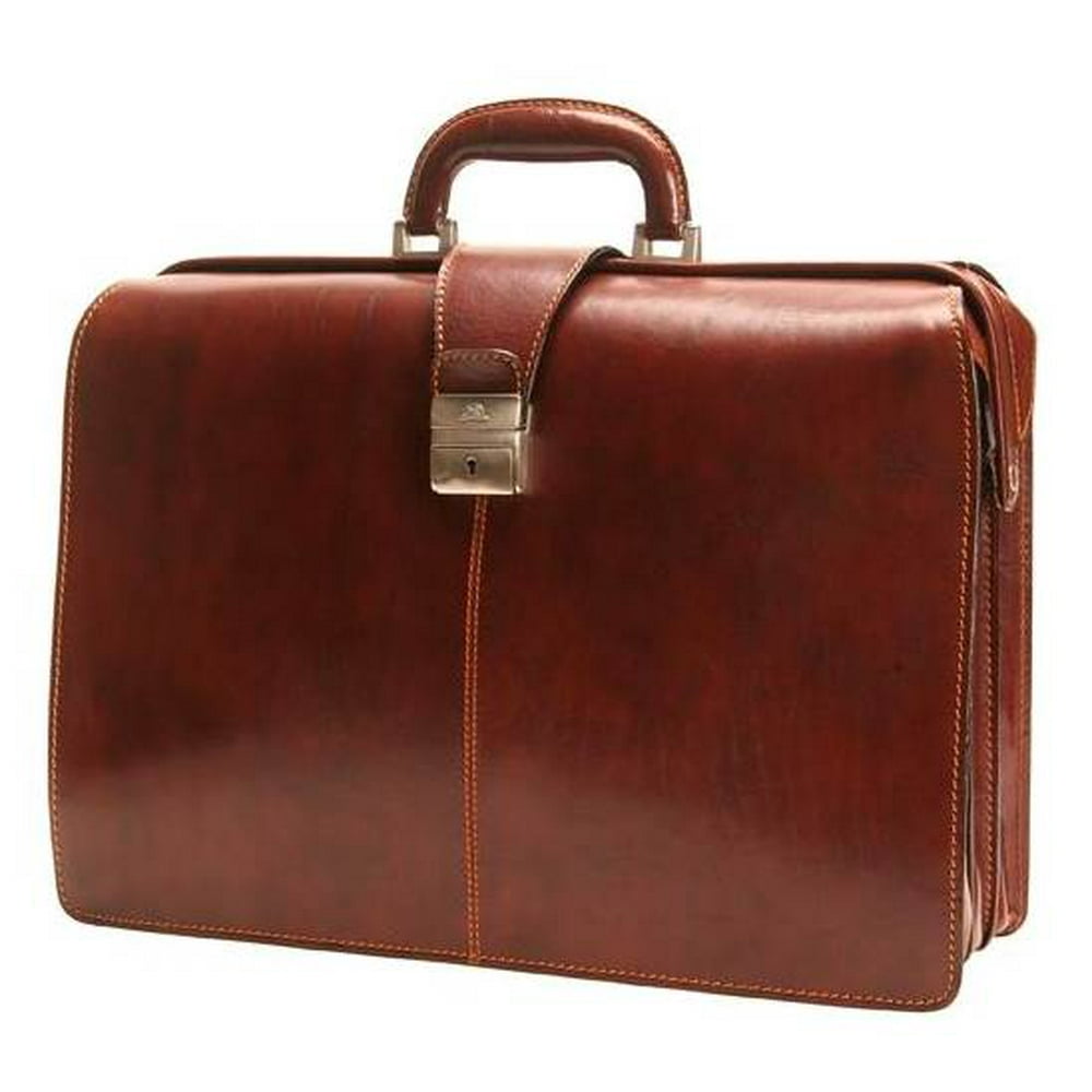 Tony Perotti - Benevento 17 in. Leather Triple Gusset Lawyers Briefcase ...