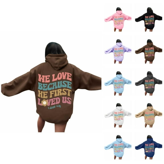 Womens Hoodie Oversized Sweatshirt Cropped Hoodie Zip Up Hoodie Women Casual Women's Letter Print Hoodies Long Sleeved With Pockets Hoodie