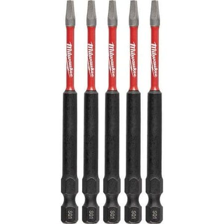 

Milwaukee-48-32-4575 SHOCKWAVE 3.5 in. SQ1 Impact Driver Bit-5 PK