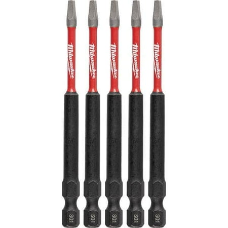 

Milwaukee-48-32-4575 SHOCKWAVE 3.5 in. SQ1 Impact Driver Bit-5 PK