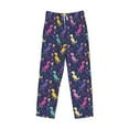 thumbnail image 4 of Xecao Colorful Dinosaur Men's Straight Lounge Pajama Pants: The Ultimate in Comfortable Sleepwear, 4 of 9