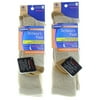2 Pairs Copper Ion Dr. Scholl's Athlete's Foot Khaki Women's Crew Socks 4-10