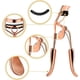 thumbnail image 4 of Kit de rizador de pestañas de metal, herramienta de maquillaje profesional con peine incorporado con 10 almohadillas de repuesto para obtener pestañas dramáticamente rizadas para mujeres y niñas, 4 of 5