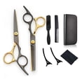 thumbnail image 1 of Professional Barber Scissors Kit Tools - Barber Scissors Set for Hairdressers / Hair Salon, 1 of 5
