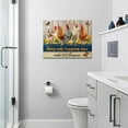 thumbnail image 6 of Farmhouse Chicken Decor Wall Art Farm Rooster Chicken Pictures Canvas Print Rustic Painting Modern Home Framed Artwork For Bathroom Bedroom Kitchen 12"X16", 6 of 6