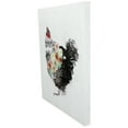 thumbnail image 4 of Hen with Flowers Canvas Wall Art - 19.5" x 15.75", 4 of 7