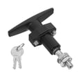 thumbnail image 3 of Miangastore rv cabinet latches T-Handle Swing Knob Lock Black for RV Storage 1 Set, 3 of 9