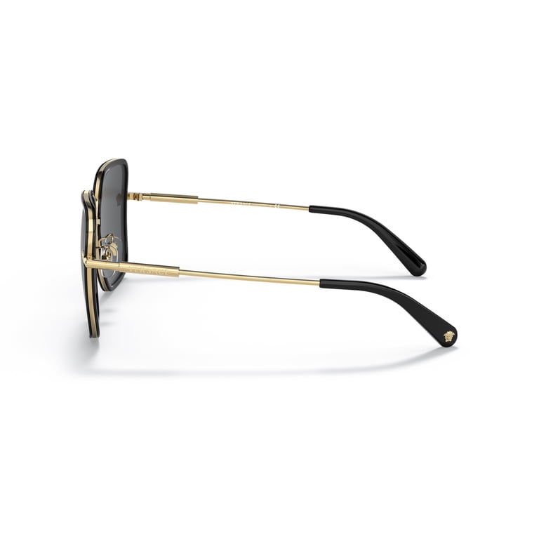 Final Price! Versace VE2247D 143887 Sunglasses Versace 0VE2247D 143887 Black/Dark grey Square Women main image 2