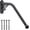 C3: 23.6" (Black Outdoor Handrail), variant on Fully Welded Staircase Handrail Iron Handrail Indoor Outdoor Steps Garage Railing Safety Grab Bar for Elderly Branch Shaped 24'' Length 1.3'' Dia