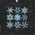 thumbnail image 4 of Inktastic Winter Snowflakes Women's T-Shirt, 4 of 5