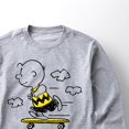 thumbnail image 3 of Peanuts - Let's Roll - Toddler And Youth Long Sleeve Graphic T-Shirt, 3 of 6