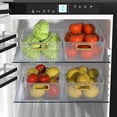 thumbnail image 2 of duomi-Clear Pantry Storage Bins, Clear Plastic Cosmetics Organizer Bins, 6 Packs, 2 of 4