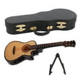 thumbnail image 4 of Guitarra en miniatura, modelo de guitarra en miniatura, réplica de instrumento musical de madera, réplica de guitarra en miniatura, integración perfecta, 4 of 12