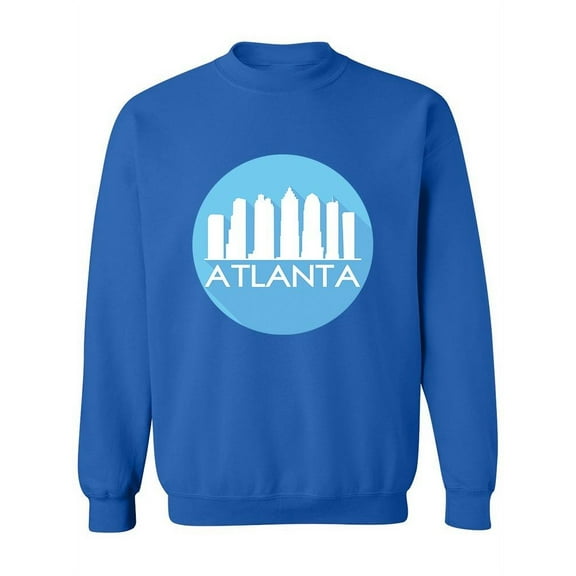 Atlanta White Buildings Sketch Sweatshirt Women -Image by Shutterstock, Female Large