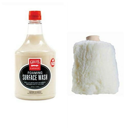 Griot's Garage Foaming Surface Wash 35oz with Wash Mitt