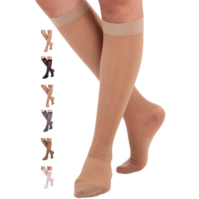 Calcetines de compresión ABSOLUTE SUPPORT Sheer 15-20 mmHg para mujer