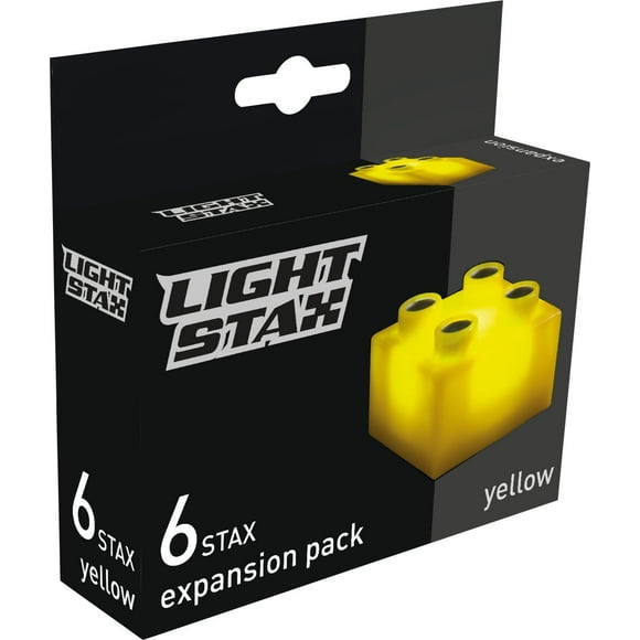 Bloques de expansión STAX Yellow Briks, 6 piezas, 2 x 2 cm