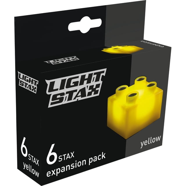 Bloques de expansión STAX Yellow Briks, 6 piezas, 2 x 2 cm