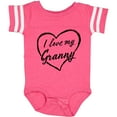 thumbnail image 3 of Inktastic I Love My Granny in Black Chalk Heart Boys or Girls Baby Bodysuit, 3 of 5
