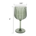 thumbnail image 6 of Better Homes & Gardens 4-Piece 17-Ounce Tritan Plastic Stemmed Wine Glass Set, Green, 6 of 8
