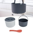 thumbnail image 3 of Microwave Rice Cooker Set, 2L Rice Spoon Lid Strainer Steaming Pot Rice Cooker Set Microwave Rice Cooker Steamer Microwave Rice Maker for Home Kitchen Cooking, 3 of 8