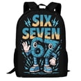 thumbnail image 5 of 6 7 Six Seven Backpack Fashion Travel Backpack Laptop Backpack Simple And Large Capacity Backpack 16.5 Inch, 5 of 9