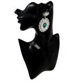 thumbnail image 3 of Pendientes Emulily Western Turquesa con forma de concho colgante, estilo bohemio, 3 of 4