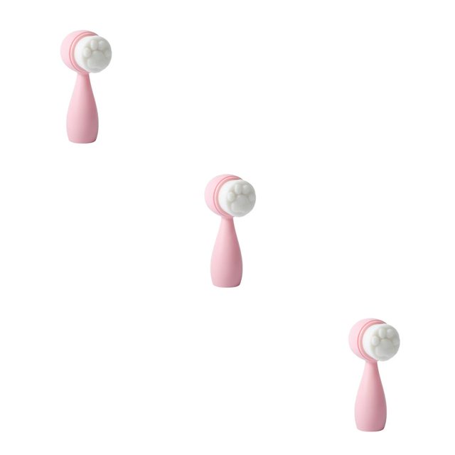 Cepillos de limpieza facial Qarigey Cuidado de la piel de poros portátil Exfoliante Rosa Tipo 3