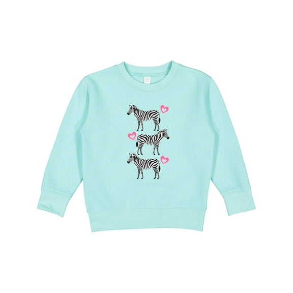 Inktastic Zebra Cute Safari Animal Toddler Sweatshirt