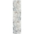 thumbnail image 2 of SAFAVIEH Aston Mackenzie Abstract Runner Rug, Ivory/Gray, 2' x 10', 2 of 11