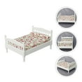 thumbnail image 4 of Shisuyan DIY Wooden Double Bed Doll House Decor Mini House Micro Landscape Decor, 4 of 9