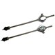 thumbnail image 5 of 2x Patas de metal para batería, soporte para pata de tom, antideslizante, repuesto, accesorio para batería, patas de batería, piezas de percusión, largo, 5 of 10