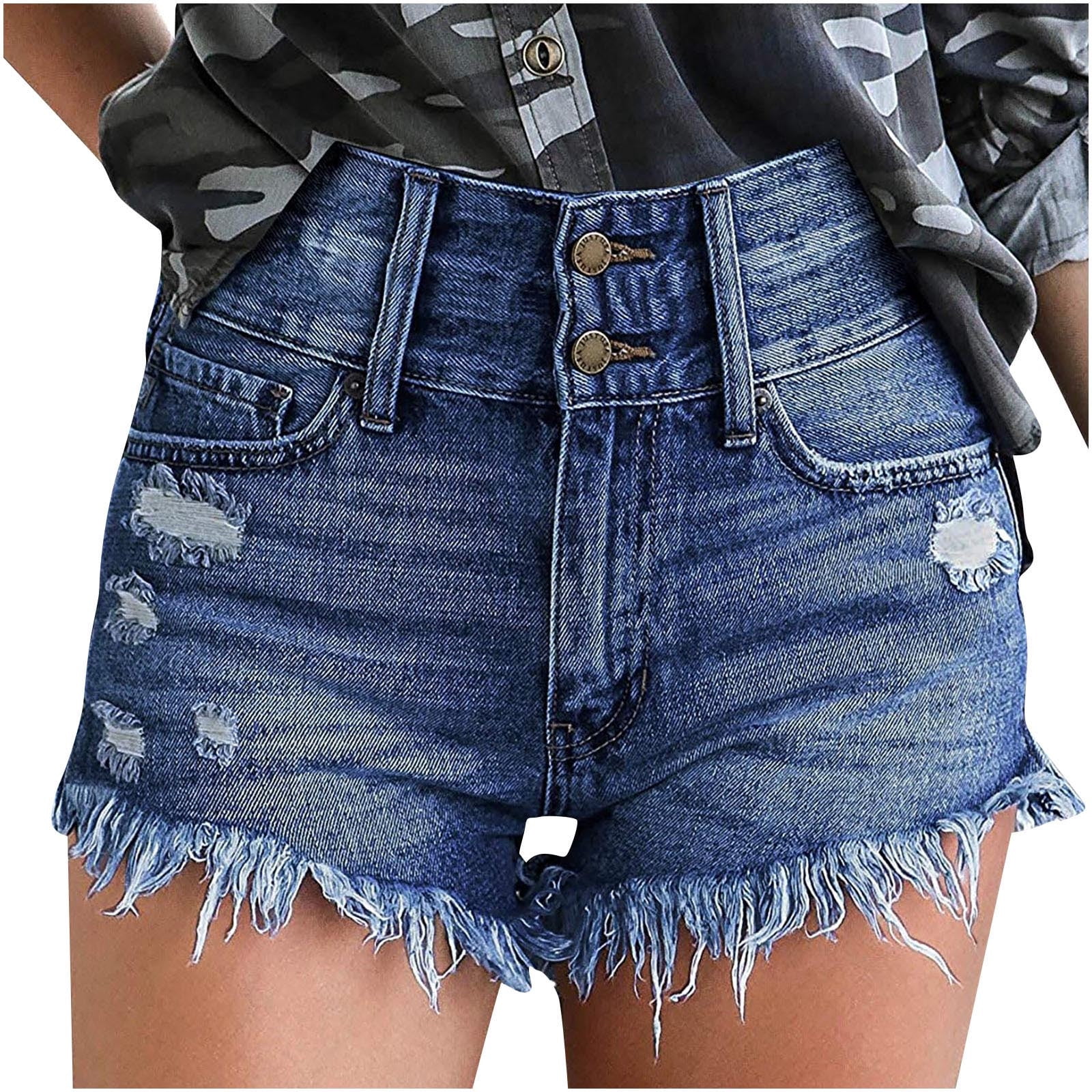 Siaonvr Women'S Casual Denim Hole 