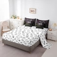 thumbnail image 6 of Feelyou Video Gaming Gamer Bedding Comforter Set 7pcs, Chic Abstract King Bedding Sets, Teens Kids Boys Girls Reversible Bed Sheets, Luxury Bedroom Decor, 6 of 9