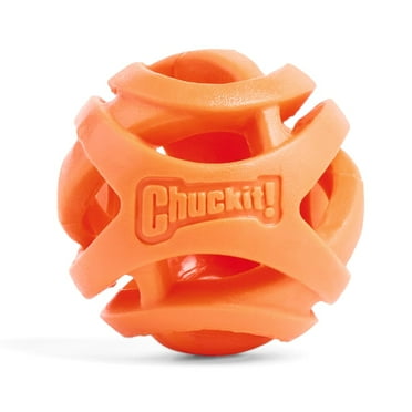 Chuckit! Air Fetch Ball Dog Toy ATT1- Size Large - For Dogs 60-100 lbs - Bouncy and Durable - Hollow Design - 3-inch Diameter - Pack of 1