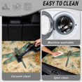 thumbnail image 5 of DISNIMO Trunk Mat for SUV All Weather Cargo Liner Non-Slip Trunk Liner Protective Mat Pet Seat Cover Suitable for Most Car Models, Dragonfly Mandala Flower Print, 5 of 7
