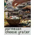 thumbnail image 4 of Rallador de queso manual, acero inoxidable afilado clásico premium, rallador, perfecto para parmesano, queso duro, jengibre, chocolate, nuez moscada y trufa, 4 of 5