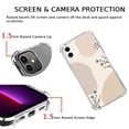 thumbnail image 3 of Aesthetic Plant Case Compatible with iPhone 12,Aesthetic Art Design TPU Bumper Cover Case, 3 of 6