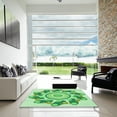 thumbnail image 7 of Ahgly Company Machine Washable Indoor Rectangle Transitional Jade Green Area Rugs, 7' x 10', 7 of 7