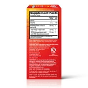 MegaRed Advanced 4in1 500mg Omega-3 Fish Krill Oil Supplements, Heart Brain Eyes Joints Health, 80 Softgels