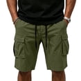 thumbnail image 6 of Cargo Shorts for Men Relaxed Fit Wide Leg Classic Work Shorts Outdoor Bike Travel Workout Hiking Short Summer Clothes, 2XL, 6 of 9